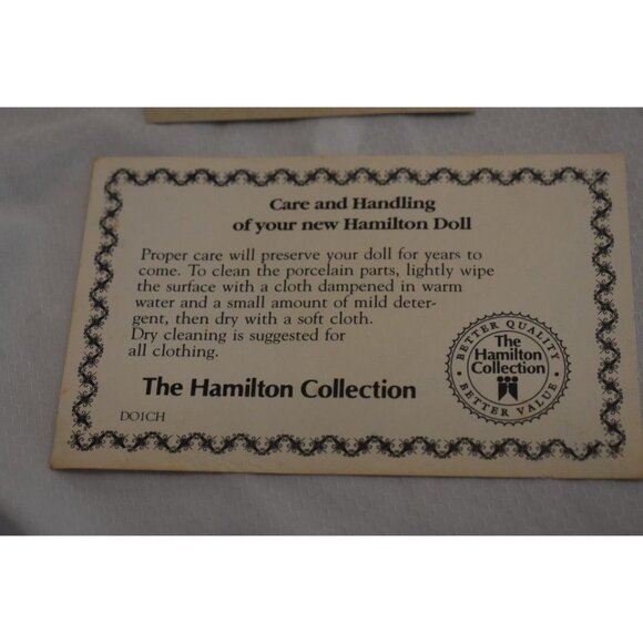 Vintage Hamilton Collection Porcelain Hand Painted Doll Inspired by Art of Zolan - Picture 7 of 10